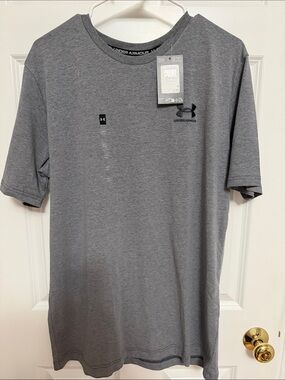 Under Armour Gray Short Sleeve Crew Neck Performance Tee